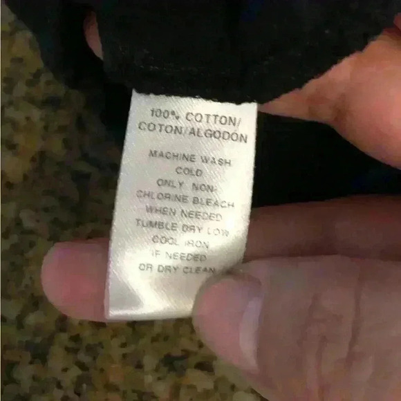 LOFT Black racer back sleeveless black cotton top Women Small - Picture 10 of 10